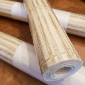 1 Palisades Prints double roll wallpaper beige